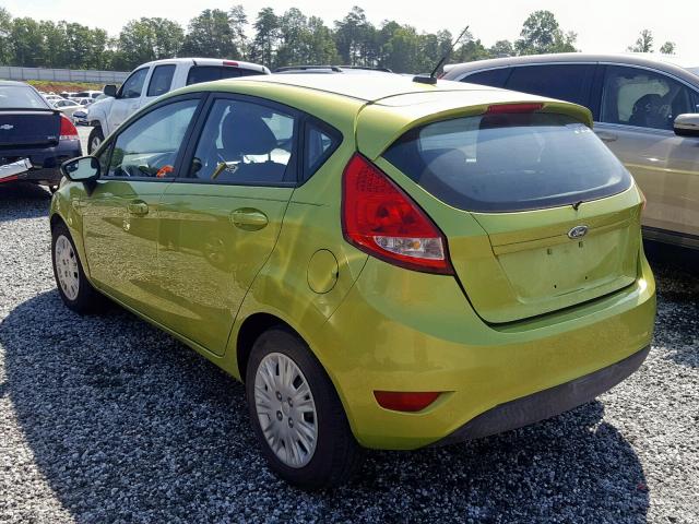 3FADP4EJ5DM174869 - 2013 FORD FIESTA SE GREEN photo 3