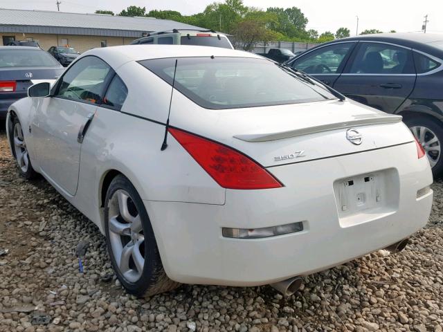 JN1AZ34DX6M307947 - 2006 NISSAN 350Z COUPE WHITE photo 3