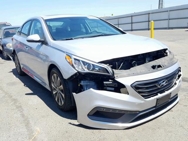 5NPE34AF3HH471307 - 2017 HYUNDAI SONATA SPO SILVER photo 1