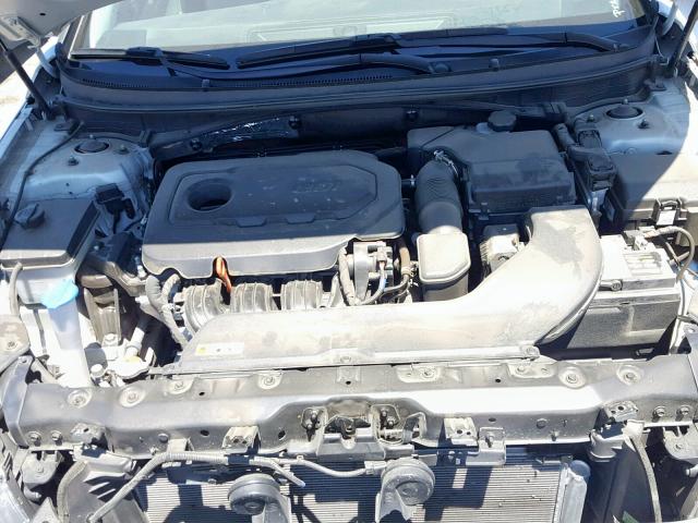 5NPE34AF3HH471307 - 2017 HYUNDAI SONATA SPO SILVER photo 7