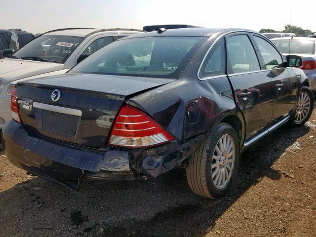 1MEHM42137G605439 - 2007 MERCURY MONTEGO PR შავი ფოტო 4