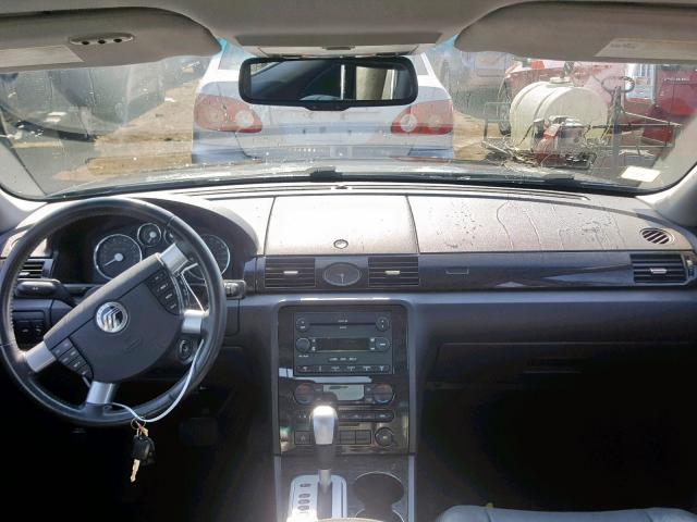 1MEHM42137G605439 - 2007 MERCURY MONTEGO PR შავი ფოტო 9