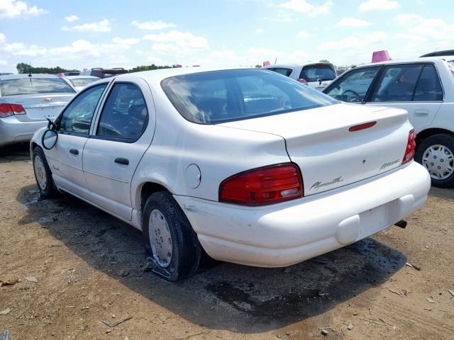 1P3EJ46C4XN679375 - 1999 PLYMOUTH BREEZE BAS WHITE photo 3