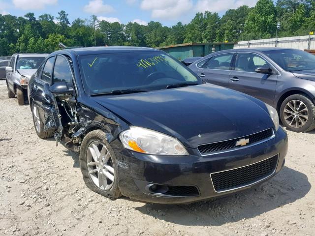 2G1WC5E39D1222606 - 2013 CHEVROLET IMPALA LTZ BLACK photo 1