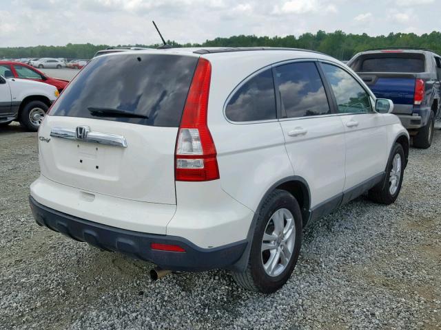 5J6RE38729L003869 - 2009 HONDA CR-V EXL WHITE photo 4