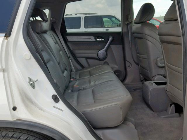 5J6RE38729L003869 - 2009 HONDA CR-V EXL WHITE photo 6