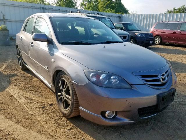 JM1BK343861517431 - 2006 MAZDA 3 HATCHBAC GRAY photo 1