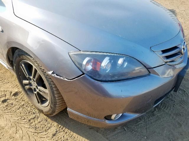 JM1BK343861517431 - 2006 MAZDA 3 HATCHBAC GRAY photo 9