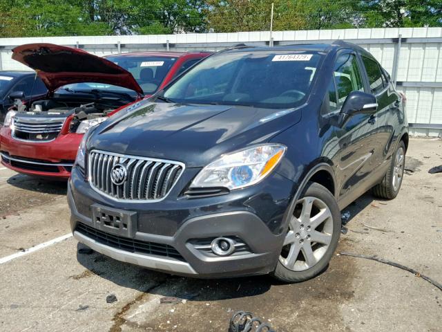 KL4CJCSB5FB030693 - 2015 BUICK ENCORE BLACK photo 2