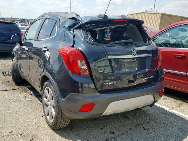 KL4CJCSB5FB030693 - 2015 BUICK ENCORE BLACK photo 3