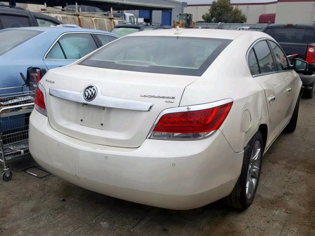 1G4GC5ED2BF305624 - 2011 BUICK LACROSSE C WHITE photo 4