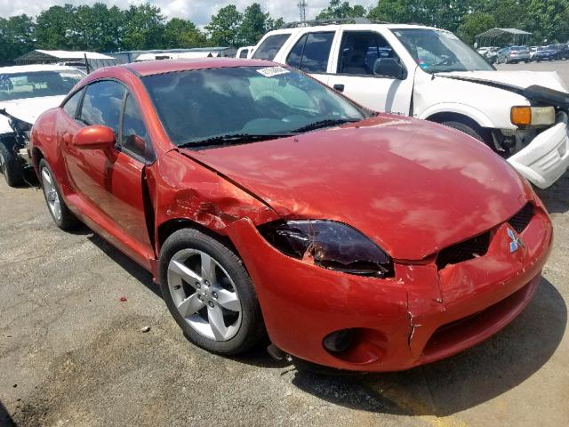 4A3AK24F87E001643 - 2007 MITSUBISHI ECLIPSE GS RED photo 1