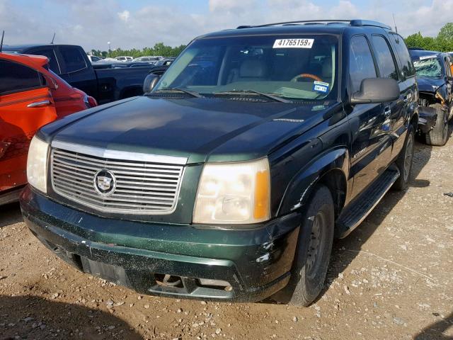 1GYEC63TX2R110343 - 2002 CADILLAC ESCALADE L GREEN photo 2