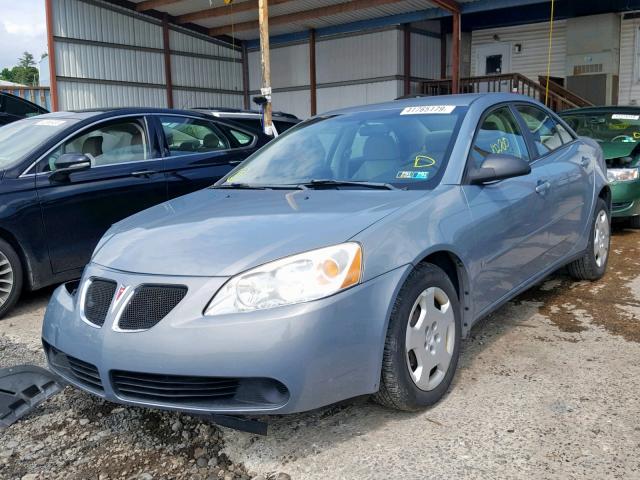 1G2ZF58B374278116 - 2007 PONTIAC G6 VALUE L BLUE photo 2