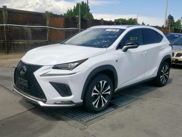 JTJBARBZ0J2160095 - 2018 LEXUS NX 300 WHITE photo 2