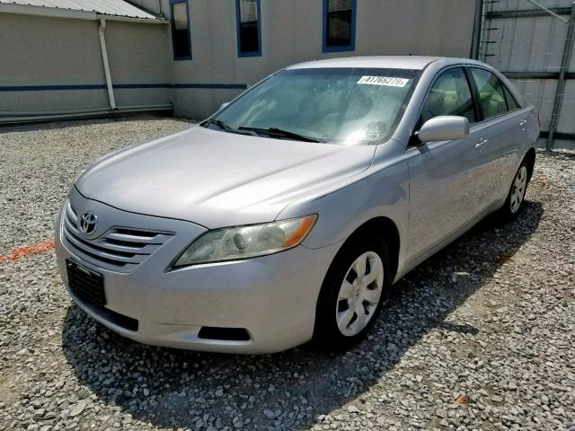 4T1BE46K07U503746 - 2007 TOYOTA CAMRY NEW SILVER photo 2