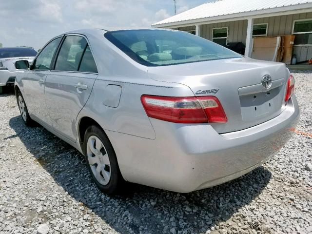 4T1BE46K07U503746 - 2007 TOYOTA CAMRY NEW SILVER photo 3