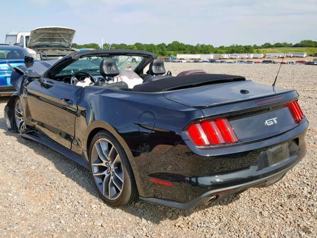 1FATP8FF2H5294055 - 2017 FORD MUSTANG GT BLACK photo 3