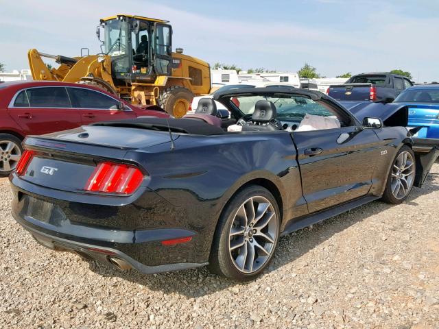 1FATP8FF2H5294055 - 2017 FORD MUSTANG GT BLACK photo 4