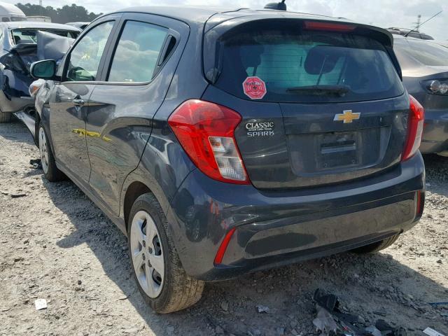 KL8CB6SA6KC735656 - 2019 CHEVROLET SPARK LS CHARCOAL photo 3