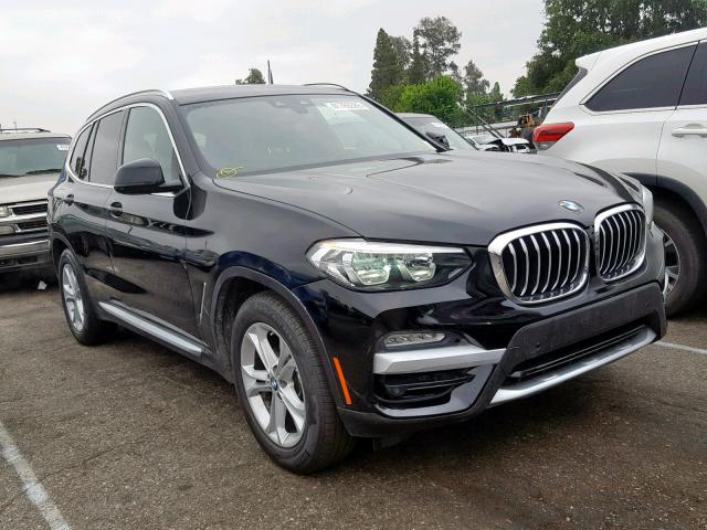 5UXTR7C54KLF32308 - 2019 BMW X3 SDRIVE3 BLACK photo 1