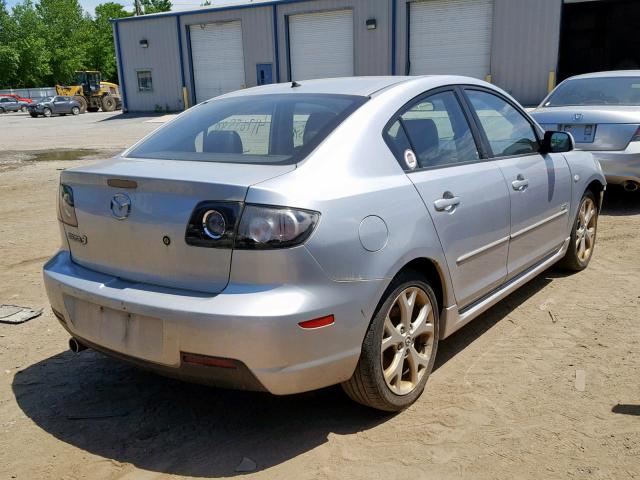 JM1BK324X71748196 - 2007 MAZDA 3 S SILVER photo 4