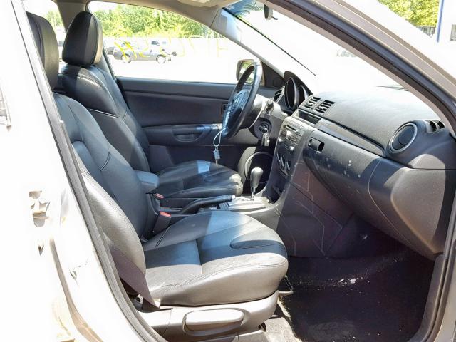 JM1BK324X71748196 - 2007 MAZDA 3 S SILVER photo 5