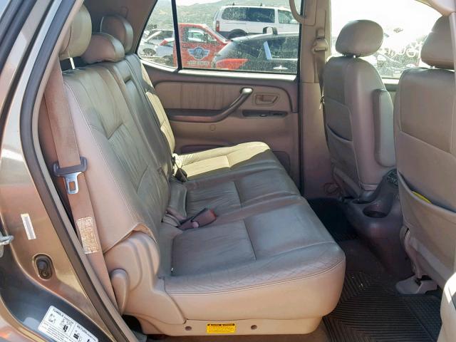 5TDBT48A63S204839 - 2003 TOYOTA SEQUOIA LI GRAY photo 6