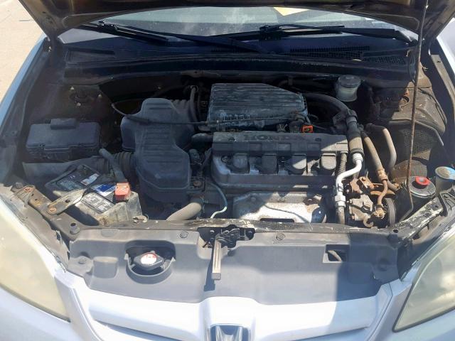 2HGES16434H921213 - 2004 HONDA CIVIC DX SILVER photo 7