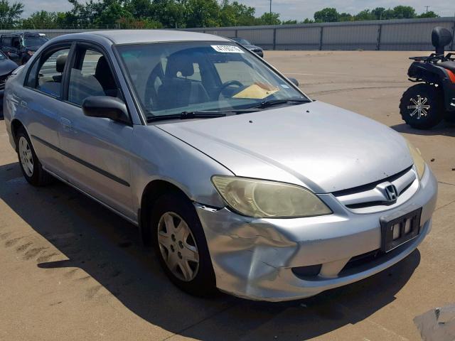 2HGES16434H921213 - 2004 HONDA CIVIC DX SILVER photo 9