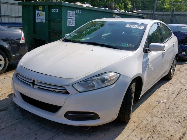 1C3CDFFA3GD801923 - 2016 DODGE DART SXT S WHITE photo 2