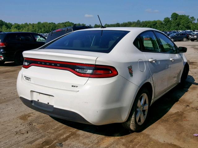 1C3CDFFA3GD801923 - 2016 DODGE DART SXT S WHITE photo 4