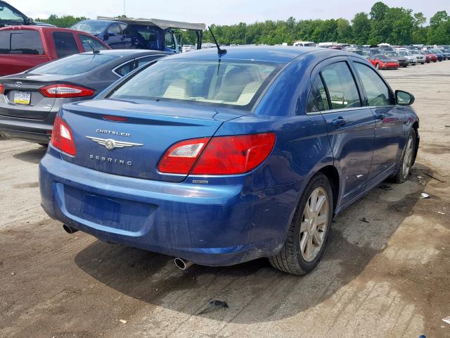 1C3LC56VX9N574338 - 2009 CHRYSLER SEBRING TO BLUE photo 4