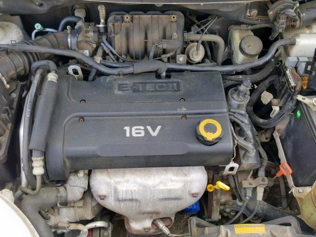 KL1TD66627B695717 - 2007 CHEVROLET AVEO BASE თეთრი ფოტო 7