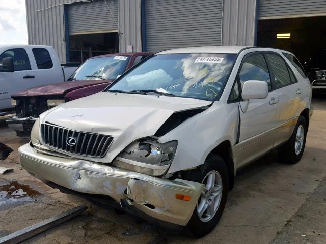 JT6GF10U9X0027494 - 1999 LEXUS RX 300 WHITE photo 2