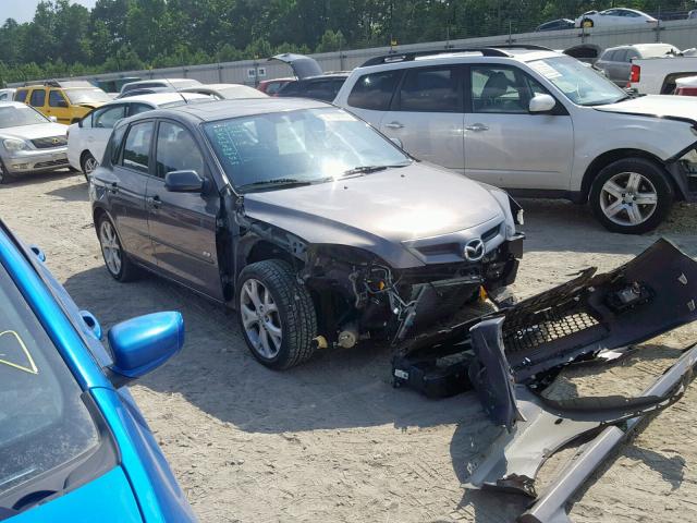 JM1BK343781811227 - 2008 MAZDA 3 HATCHBAC GRAY photo 1