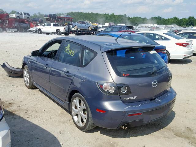 JM1BK343781811227 - 2008 MAZDA 3 HATCHBAC GRAY photo 3