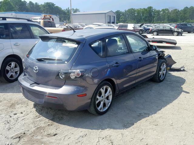 JM1BK343781811227 - 2008 MAZDA 3 HATCHBAC GRAY photo 4