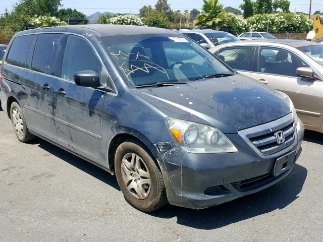 5FNRL38206B064362 - 2006 HONDA ODYSSEY LX CHARCOAL photo 1