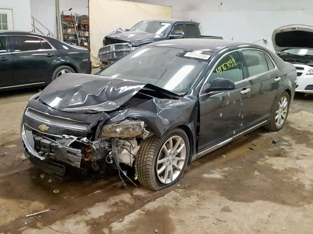 1G1ZE5E78A4152641 - 2010 CHEVROLET MALIBU LTZ შავი ფოტო 2