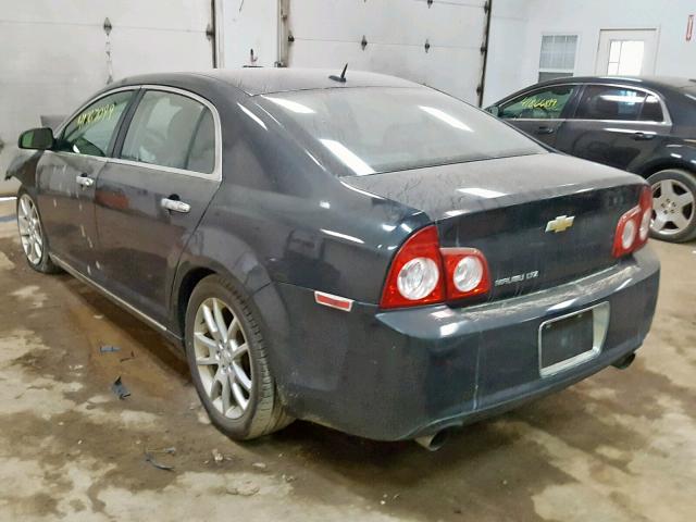 1G1ZE5E78A4152641 - 2010 CHEVROLET MALIBU LTZ შავი ფოტო 3