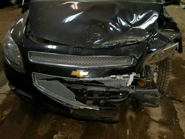 1G1ZE5E78A4152641 - 2010 CHEVROLET MALIBU LTZ შავი ფოტო 7