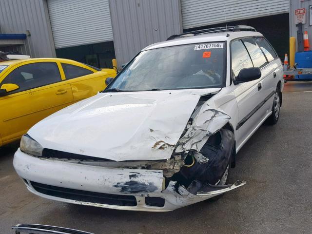 4S3BK6356S7339238 - 1995 SUBARU LEGACY L WHITE photo 2