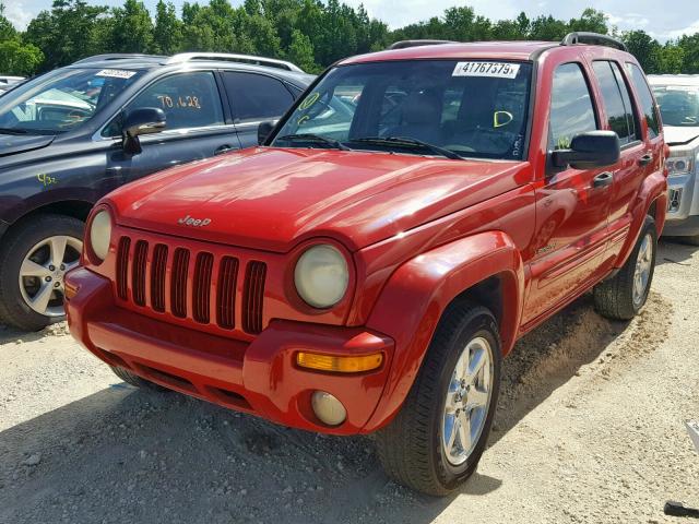 1J4GK58K34W226851 - 2004 JEEP LIBERTY LI RED photo 2