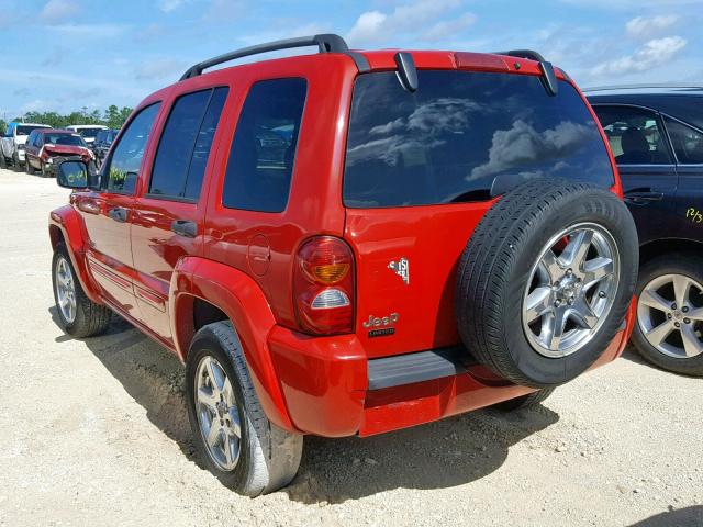 1J4GK58K34W226851 - 2004 JEEP LIBERTY LI RED photo 3