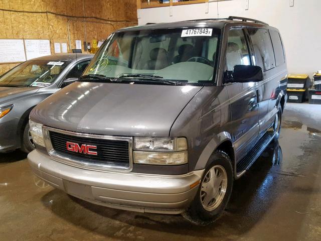 1GKEL19W31B523050 - 2001 GMC SAFARI XT GRAY photo 2