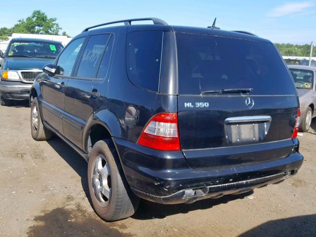 4JGAB57E05A560014 - 2005 MERCEDES-BENZ ML 350 BLACK photo 3