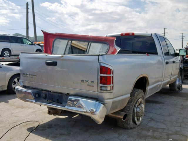 3D7KU28C94G137016 - 2004 DODGE RAM 2500 S ვერცხლისფერი ფოტო 4