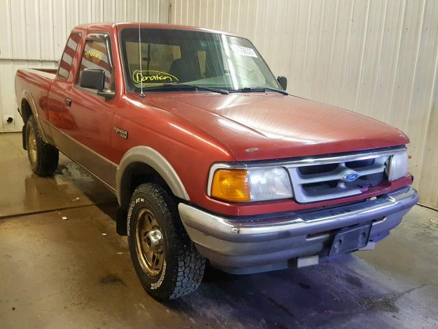 1FTCR15X8VPA00146 - 1997 FORD RANGER SUP RED photo 1