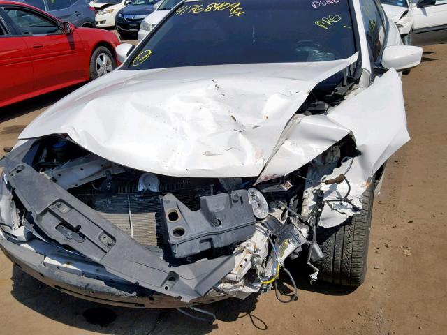 1HGCS2B82BA003809 - 2011 HONDA ACCORD EXL WHITE photo 9